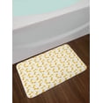 thumbnail image 2 of Italy Bath Mat, Sketch of Farfalle Pasta on Plain Background Traditional Italian Food, Plush Bathroom Decor Mat with Non Slip Backing, 29.5" X 17.5", White and Earth Yellow, by Ambesonne, 2 of 2