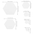 thumbnail image 2 of Masteelf 6pcs  Patchwork Embroidery Template Quilting Template DIY Craft Sewing Stencil Embroidery Quilting Stencil Patchwork Quilting Template DIY Sewing Embroidery Template Quilting Stencil, 2 of 8