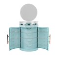 thumbnail image 2 of Drawer Jewelry Box Double Door 5 Layer Large Capacity Jewelry Storage Case with Clear Lid for Necklace Earring Ring, 2 of 4