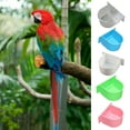 thumbnail image 2 of Huanledash 2Pcs Bird Feeding Utensils Hanging Long Lifespan Bite Resistant Professional Exquisite Pet Accessory Plastic Feeding Cup Cage Food Water Bowl Bird Feeder for Balcony, 2 of 8