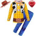 thumbnail image 1 of Pijama de Jessie Woody para niños y niñas, camisón de manga larga, trajes de dormir para niños de 4 a 10 años, ropa de primavera, 1 of 4