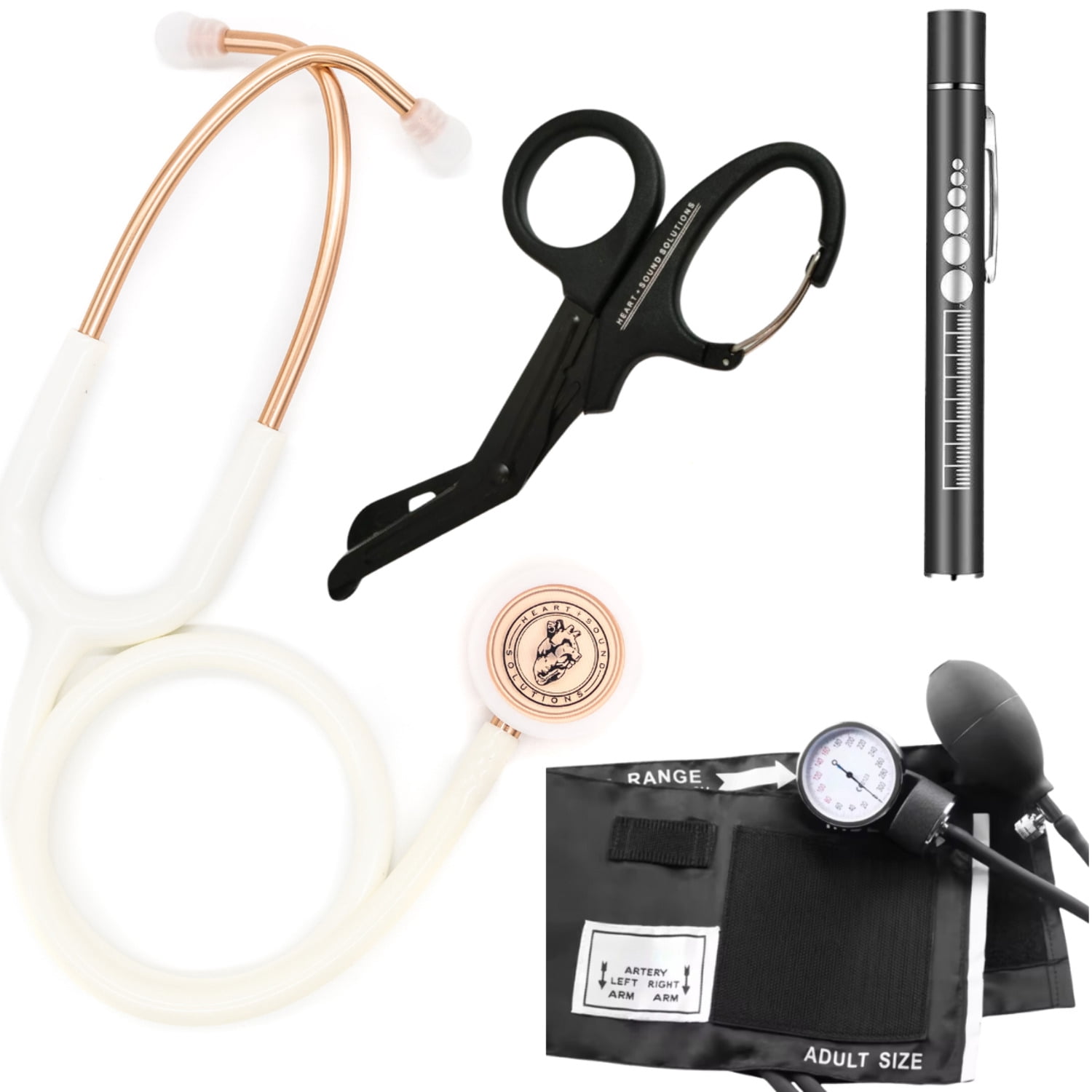 Heart Sound Solutions Signature Series Head to Toe Assessment Kit for Healthcare professionals and Students