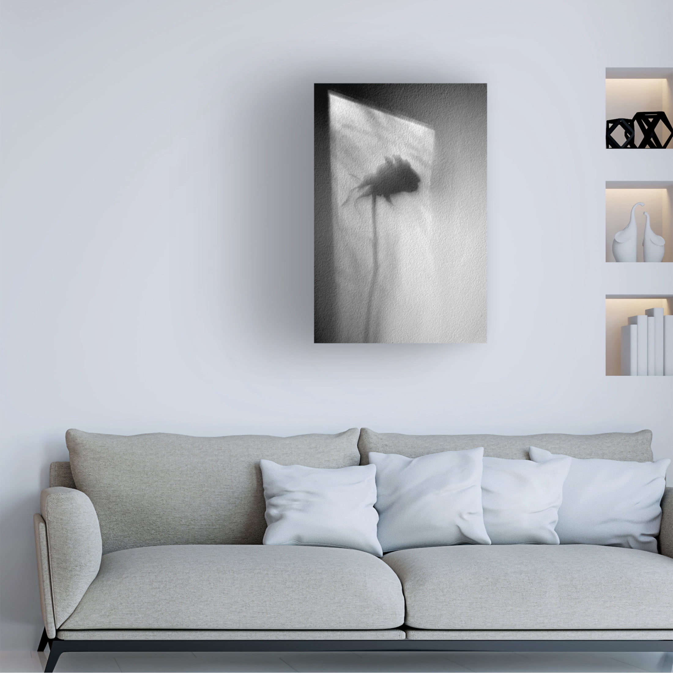 Canvas Wall Art - Marta Walla 'Rose' Wall Art for Living Room, Bedroom, or Office Décor by Trademark Fine Art - 16 x 24 Inches