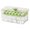 🥑 A_Base#2066, variant on Plastic Ice Tray with Storage Box and Cover, Push Button Ice Release with Spatula for Easy Cube Removal and Freshness Maintenance