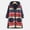 Blue, variant on Tejiojio Clearance Fashion Womens Warm Faux Coat Jacket Winter Button Print Long Sleeve Outerwear