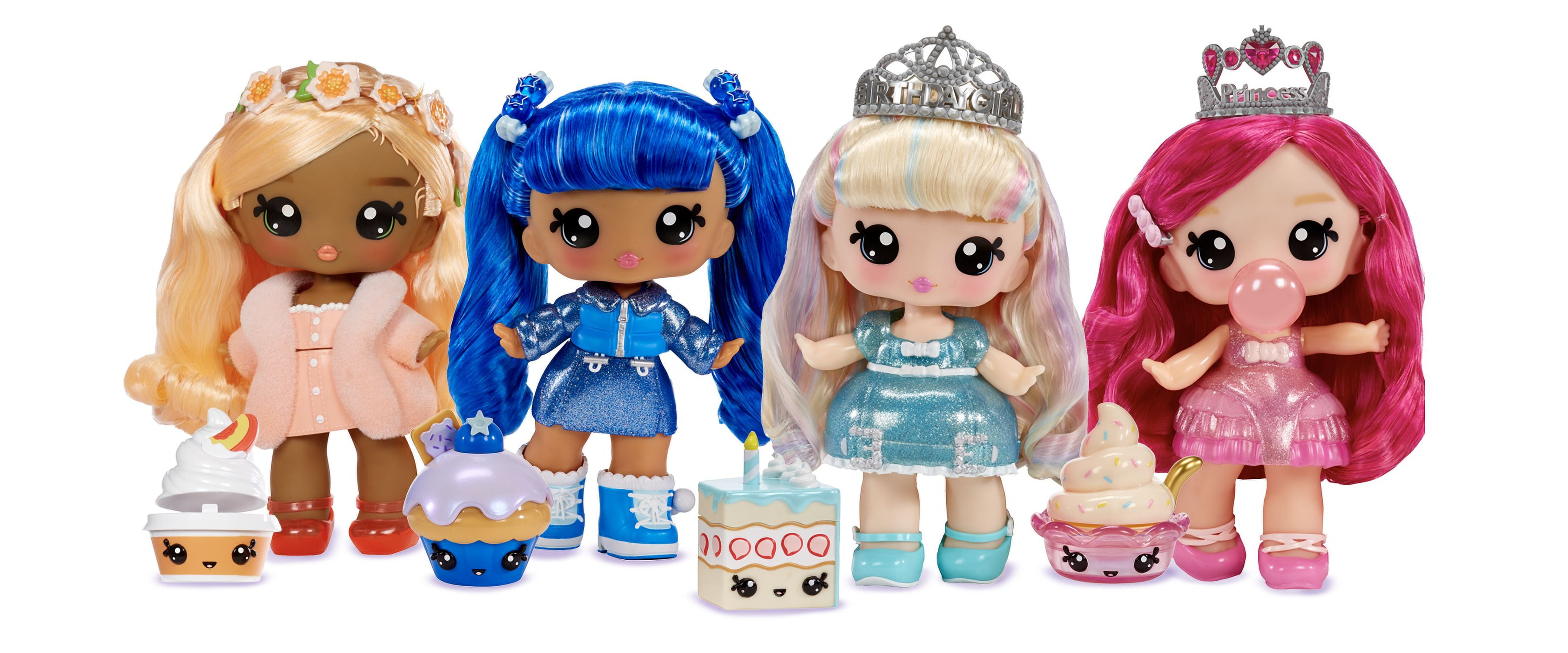 Yummiland Large Doll + Lipgloss Pet - Greta Grape, Ages 4+