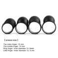 thumbnail image 3 of Mosiee Finger Cots Finger Sleeves Silicone 4Pcs Finger Sleeves Ethereal Drum Percussion Instruments Musical Instruments, 3 of 8