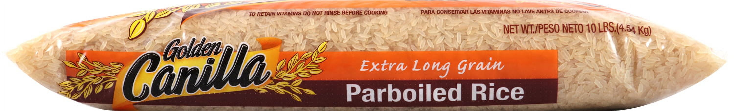 Goya Golden Canilla Long Grain Parboiled Rice, 10 lbs
