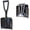 Black, variant on Collapsible Snow Shovel for Car, Heavy Duty Plastic Ice Scraper Shovel with Foldable Handle for Emergency Snow Removal, Compact Vehicle Snow Tool for Winter Driving, Portable Trunk Storage