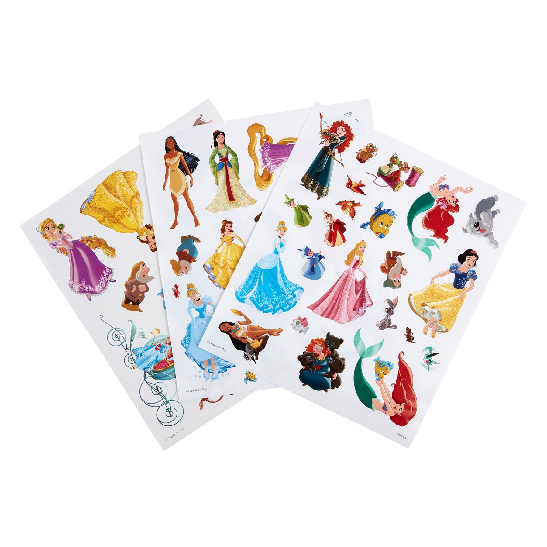 Crayola Color & Sticker Activity Set, Princess, 3 Sets