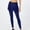 Navy, variant on WJHWSX Womens Leggings,Women's Leggings,Butt Lifting Leggings for Women,Cinched,Comfort Fit,Solid,Polyester,Spandex ,Navy,M(US:6)