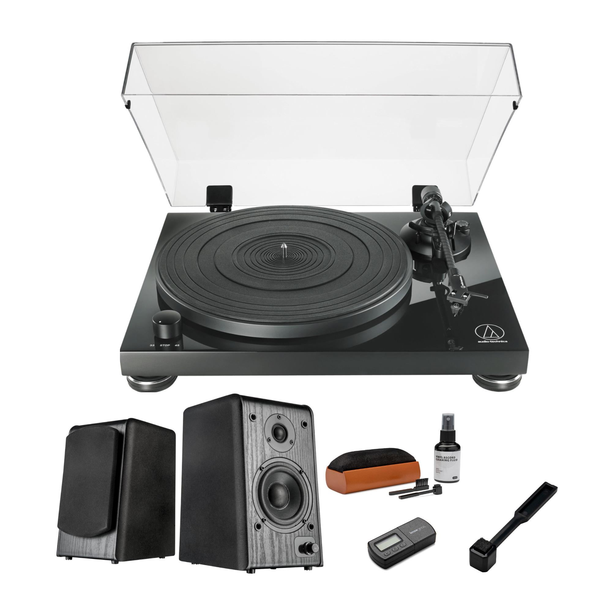 AudioTechnica ATLPW50PB Manual BeltDrive Turntable Bundle with