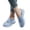 Light Blue, variant on YOUYEDIAN Mules for Women Versatile Round Toe Comfy Fashion Floral Print Flats Casual Backless Sport Soft Walking Shoes