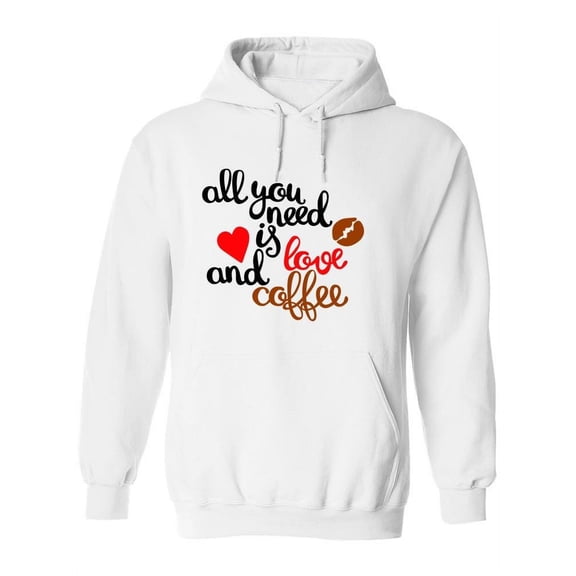 Love And Coffee! Hoodie Women -Image by Shutterstock, Female Small