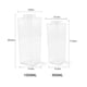 thumbnail image 4 of Milk Carton Water Bottle Clear Square Milk Bottles Plastic Leak Proof Cup, Reusable Transparent Milk Cardboard Water Bottle, 4 of 5