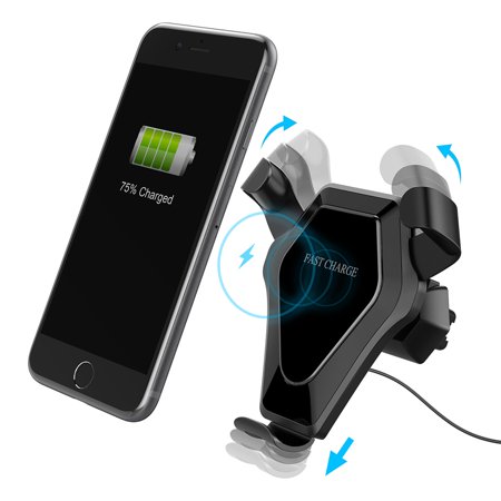 Qi Standard Car Wireless Stand Gravity Dashboard ...