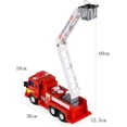 thumbnail image 6 of Big-Daddy Medium Duty Friction Powered Fire Truck Toy with Water Spraying Pump and 12-Inch Extendable 360° Rotating Ladder, 6 of 8