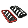 thumbnail image 1 of Air Outlet Vent Trim Car Air Vent Cover Air Vent Frame Air Vent Trim Carbon Fiber Decoration 2Pcs/Set Carbon Fiber Center Console Air Outlet Vent Trim Cover Fit For  Sylphy Sentra, 1 of 8