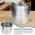 thumbnail image 5 of Large Stainless Steel Crawfish Pot with Strainer Basket and Handle - Perfect for Seafood Boiling, 5 of 5