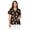Corgi Paw, variant on Binienty Zebra Stripe Pattern Medical Uniform for Women Soft Stretch Short Sleeve Stretchy Top with Pockets Healthcare Workwear for Clinic