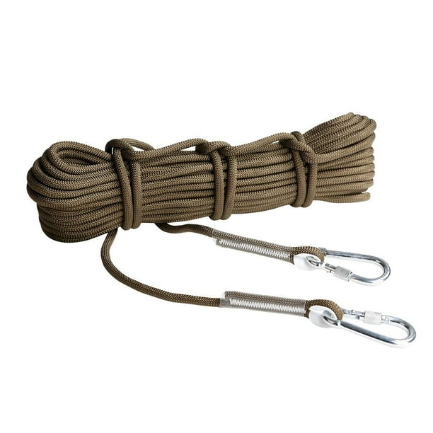 12KN 9.5mm 10m Cuerda de Escalada al Cuerda de Rappel de Seguridad Sólida 20m