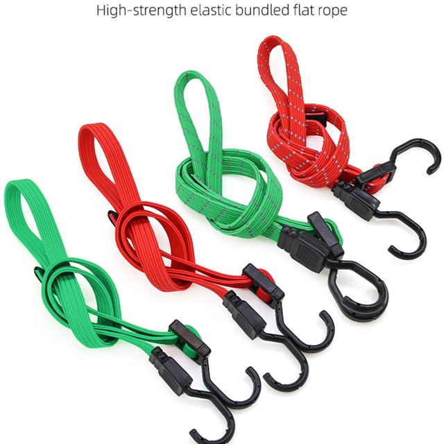 Baohd Sangle de Chargement Haute Résistance 1/2/3/5 - Fiable et Résistante à l'Abrasion pour Sécuriser les Objets de Valeur Bagages Durables Réfléchissant Rouge 120cm 1 Pce