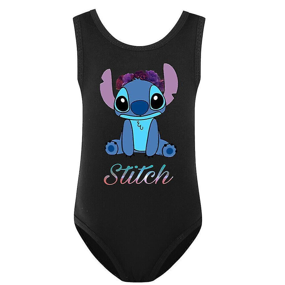 Maillot De Bain Fille 6 Ans Maillot De Bain 2 Pièces Lilo & Stitch - Taille 5 Ans - Licence Disney Maillot De Bain Enfant Fille