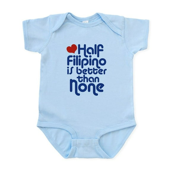 CafePress - Half Filipino Infant Bodysuit - Baby Light Bodysuit, Size Newborn - 24 Months
