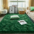 thumbnail image 6 of ZENELESS 4'x6' Soft Rug Indoor Modern Fluffy Area Rugs for Living Room Bedroom Carpet Home Decor,Green, 6 of 9