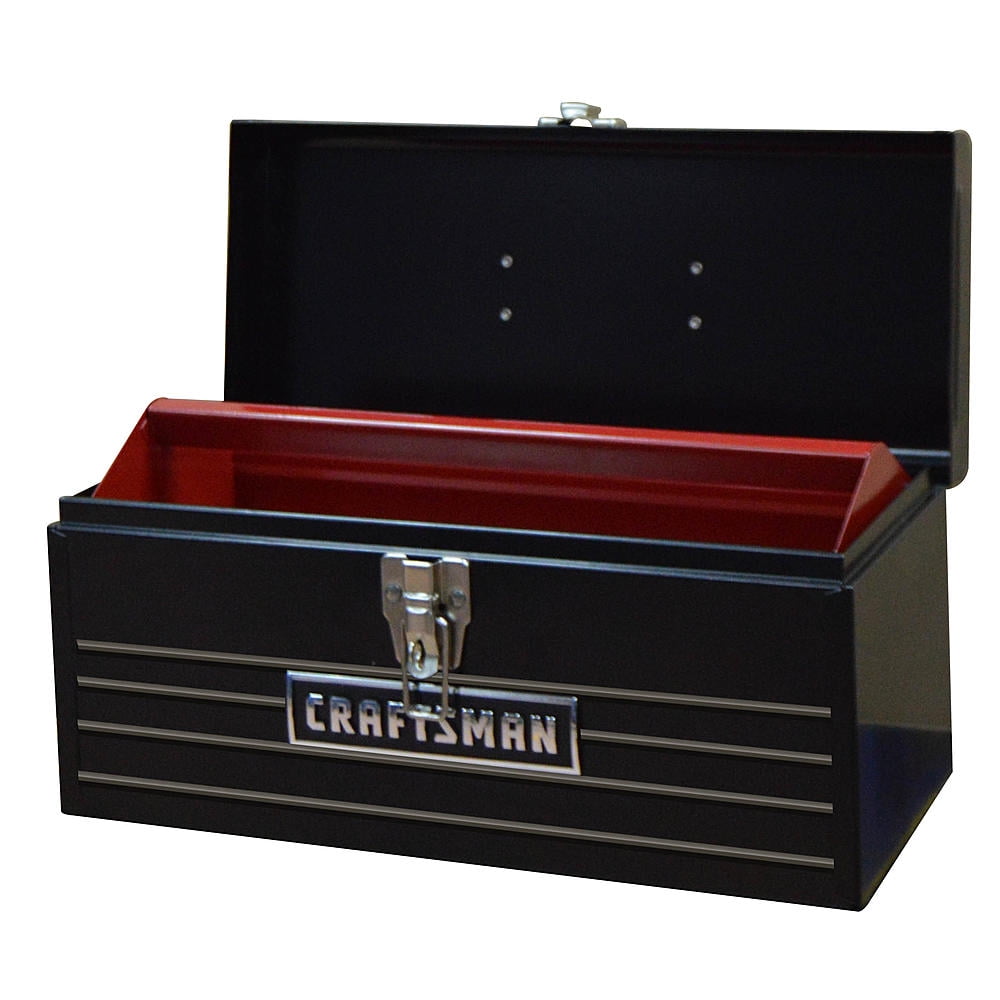 Craftsman Toolbox Portable Tool Box Metal Tote Storage 16 in. W x 7 in