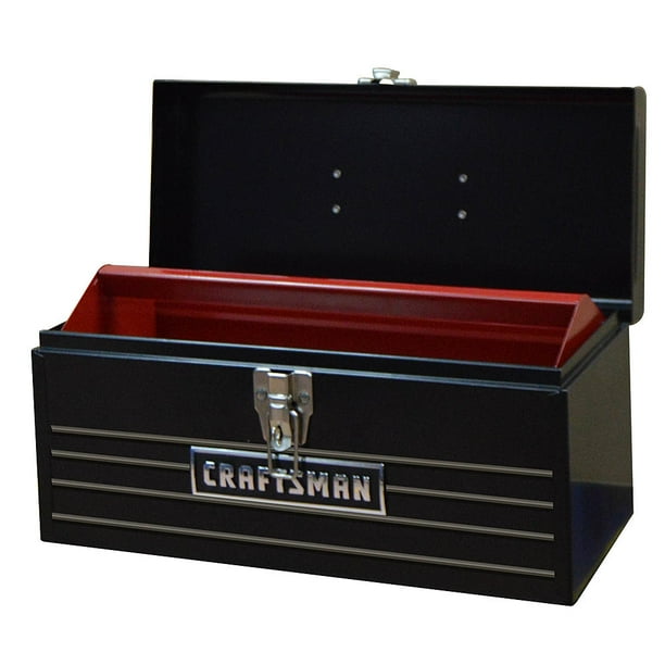 Craftsman Toolbox Portable Tool Box Metal Tote Storage 16 in. W x 7 in
