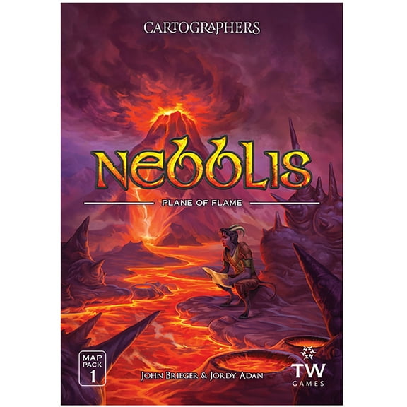 Thunderworks Games - Cartographers: Map Pack 1, Nebblis | Expansion for the Award-Winning Game of Fantasy Map Drawing | Ages 10  | Family Game for 1-75 Players | 30-45 Minutes