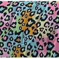 thumbnail image 2 of My Room Neon Leopard Queen 7 Piece Bed in a Bag Bedding Set, Polyester, Pink, Sky Blue, Multi, Female, Child, 2 of 6