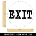 thumbnail image 2 of Exit Fun Text Self-Inking Rubber Stamp Ink Stamper - Blue Ink - Mini 1/2 Inch, 2 of 7