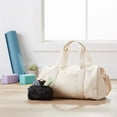 thumbnail image 6 of packlab Micro Nano Duffel Keychain – Small Black Duffel Coin Purse for Lip Balm, Earbuds, or Cash, 6 of 7