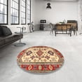 thumbnail image 3 of Ahgly Company Indoor Rectangle Traditional Fire Brick Red Persian Area Rugs, 7' x 10', 3 of 6