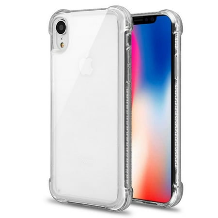 Apple iPhone XR (6.1 Inch) - Phone Case Slim Thin Hybrid Candy Silicone Rubber Gel Soft Protective Case Cover Sturdy CLEAR Transparent Phone Case for Apple iPhone Xr (Best Slim Clear Iphone 5 Case)