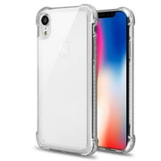Gymark Apple iPhone XR (6.1 Inch) - Phone Case Slim Thin Hybrid Candy Silicone Rubber Gel Soft Protective Case Cover Sturdy CLEAR Transparent Phone Case for Apple iPhone Xr (6.1")