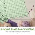 1 Set Crochet Blocking Board Foams Blocking Boards Knitting Blocking Mat with Metal Fixing Pin