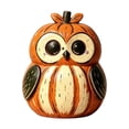 thumbnail image 2 of Fufafayo Holiday Decorations Wooden Tabletop Hand Carved Decor Cute Pumpkin Ghost Ornament for Home Mantel Shelf Indoor Holiday Party, 2 of 7