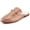 CLCR, variant on Women's Mules PU Leather Loafers Classic Slip-on Flat Shoes Casual Pointed Toe Walking Office Slipper Size 6-11