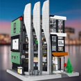 thumbnail image 2 of Downtown Office Building Modular Building Blocks Set with Integrated Light Panels | General Jim&rsquo;s Toys & Bricks | GJ-TOB, 2 of 9