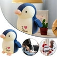 thumbnail image 2 of RUIG Precious Stuffed Animal Penguin Plush Heart Printed, 9.8" Soft Plush Penguin Dolls, Gifts for Kids Boys Girls Toddlers Birthday Christmas Day Valentine's Day, 2 of 9