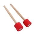 thumbnail image 2 of Pâte à Tambour en Mousse de Basse, Mallet en Mousse de Basse Tête en Mousse EVA Durable Facile à Utiliser Poids Moyen pour le Rouge de Concert, 2 of 8