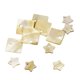 thumbnail image 1 of 12 Piezas de Cuadradas + Concha de Pentagrama para Fabricación de Colgantes de Joyería, 1 of 2