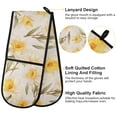 thumbnail image 4 of Dailycode Double Sided Oven Mitt with Loop Heat Resistant Kitchen Long Potholders 7" x 35" Daffodils Flower, 4 of 6