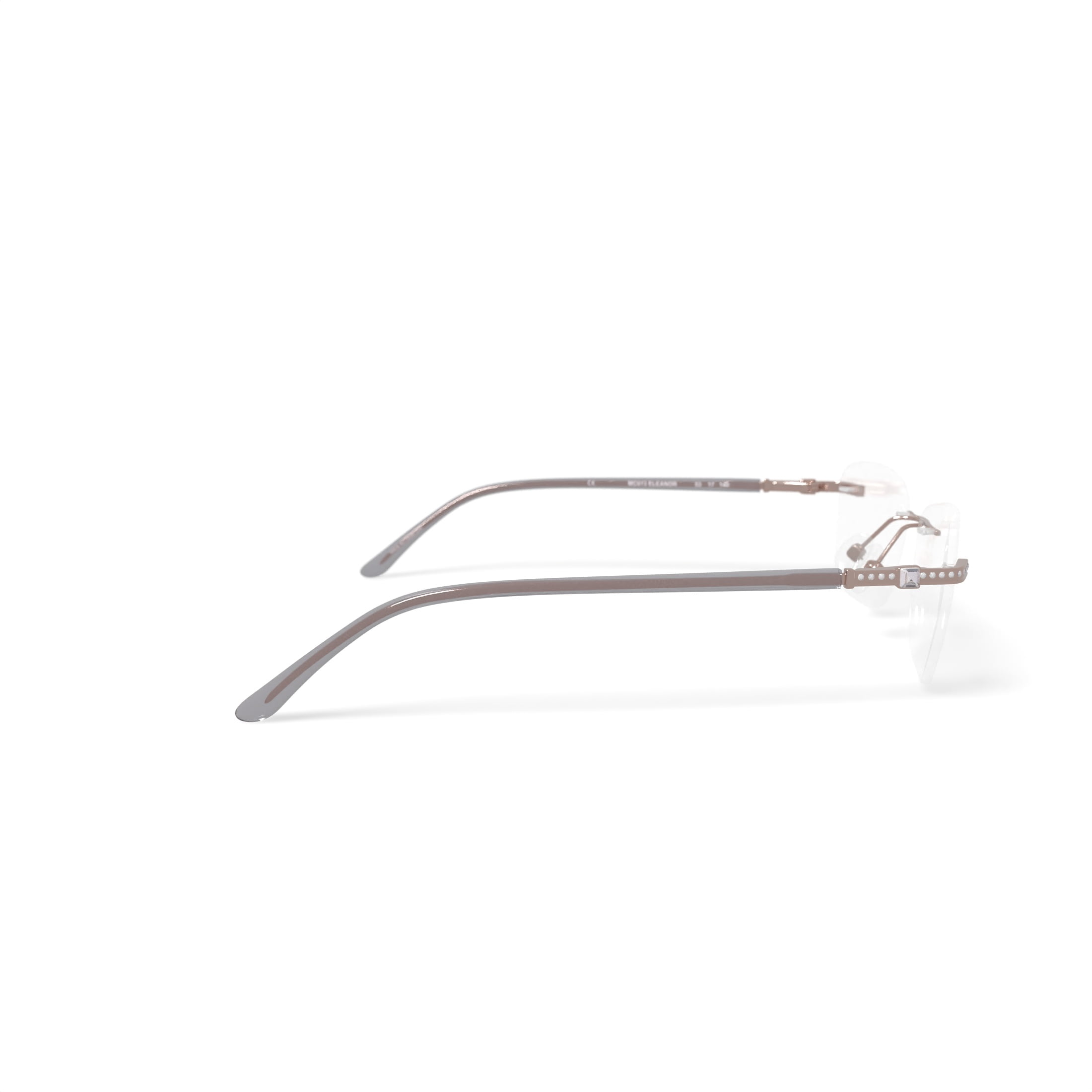 Walmart Women's MC013 Eleanor Square Prescription Eyeglasses with Case, Gold