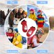 thumbnail image 2 of Qarigey Guantes de esquí para niños, cálidos, dedos completos, mitones de invierno antideslizantes, dibujos animados, calentador de manos impermeable, guantes y mitones Rojo Qarigey AP008121-02, 2 of 6