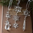 thumbnail image 3 of Naiovety Decoración colgante de árbol de Navidad, copo de nieve Artificial a la moda, adorno colgante brillante decorativo para oficina interior Kits de decoración para fiestas Tipo 2 Naiovety HA073773-02, 3 of 6