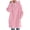 Pink, variant on Lovskoo Women's Full Zip Sweatshirt Oversized Fleece Long Hoodies Long Sleeve Sweatshirts Long Coat Tops with Pockets Pink
